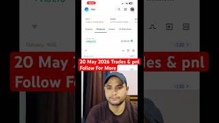 💰 20 May 2026 Trades &amp; PnL 🔴 | Live Profit | Option Trading || #optiontrading #livemarket