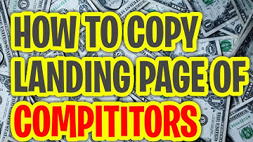 HOW TO COPY COMPITITORS LANDING PAGE | CPA MARKETING | ORDINARY MARKETER