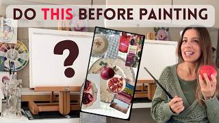 Before you make art: This simple step overcomes the blank Canvas(Pinterest collage hack)