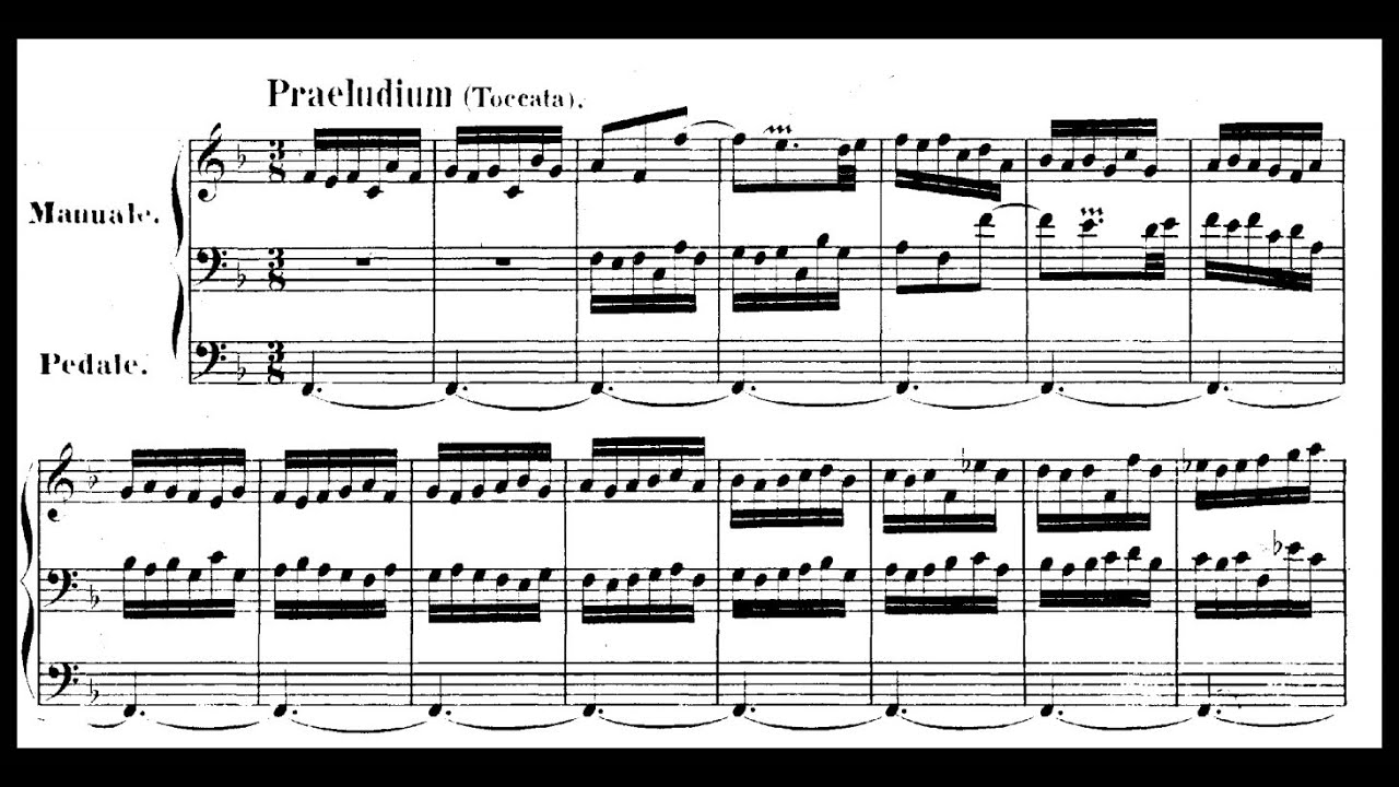 JS Bach / Heinz Wunderlich, 1966: Toccata & Fugue in F BWV 540