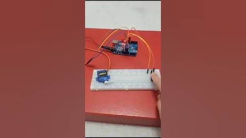 buton ile servo motor kontrolu