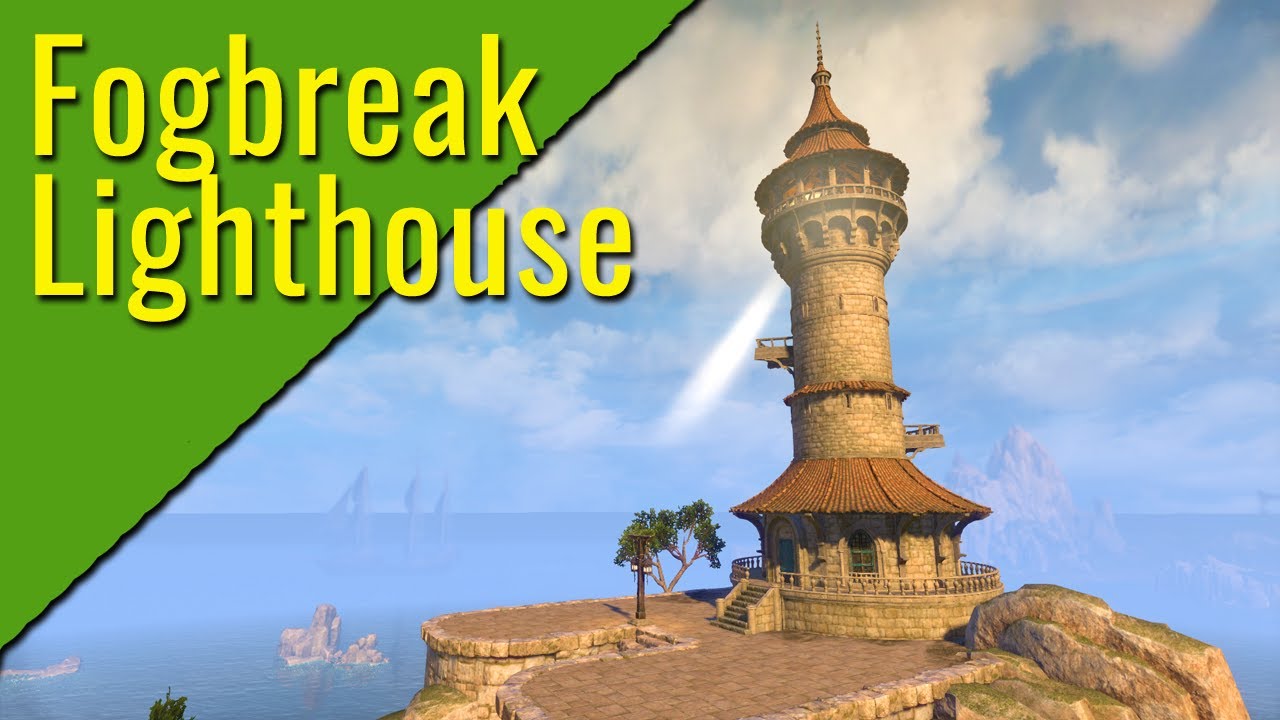 Elder Scrolls Online, Housing NEW! Fogbreak Lighthouse YouTube