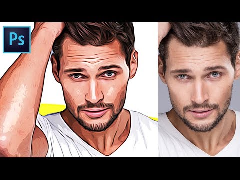 How to Turn Photos into Cartoon Effect - Photoshop Tutorial