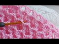 Çok Kolay Tığ İşi Bebek Battaniyesi Örgü Modeli Yapımı ~ Yeni Trend Örgü Battaniye Modelleri