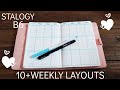 10+ Weekly Layouts || b6 Stalogy || Bullet Journal Spread Ideas