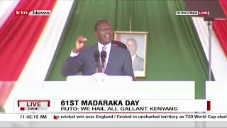 Madaraka Day marks the emphantic success of our freedom struggle says President william Ruto