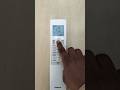 DAIKIN INVERTER SPLIT AC REMOTE ALL FEATURES..#youtubevideo #wazeertechnician #viral #daikin #remote