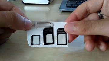 GEARBEST - 3 in 1 NOOSY Nano Sim Adapter ( Micro Sim + Nano Sim)