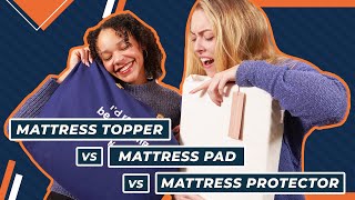 Mattress Topper vs Mattress Pad vs Mattress Protector - What's The Difference??