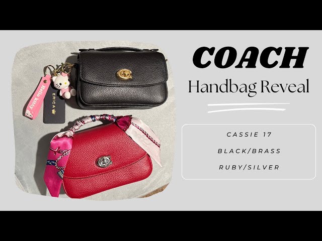 COACH | Handbag Reveal | Cassie 17 in Black & Ruby | What fits