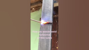 How professional welder weld horizontal thin tubes? Repost from @migstickwelder1992#yeswelder #short