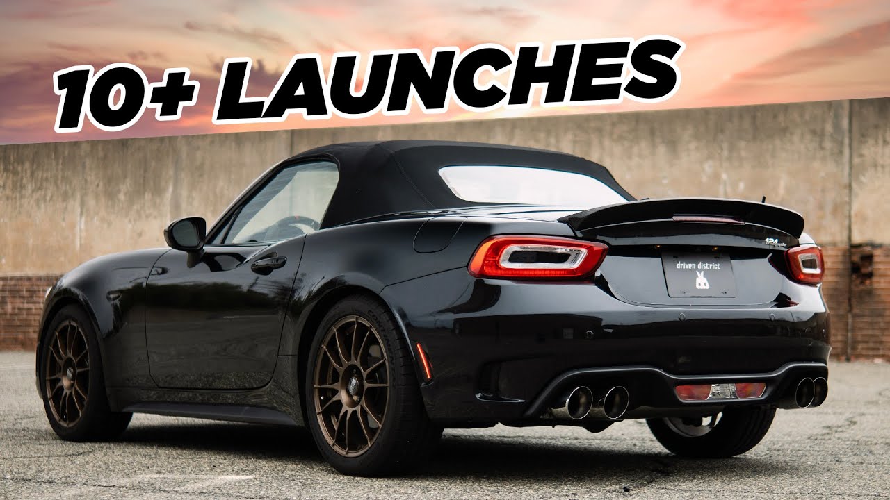 Fiat 124 Spider Abarth Launch Control - 10+ Launches