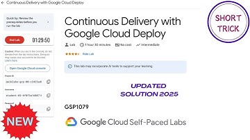 Continuous Delivery with Google Cloud Deploy || 2025 || #GSP1079 #qwiklabs #qwiklabsarcade2025