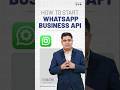 Start WhatsApp Business API in 3 Steps 🔥 | WABA Setup Guide Hindi + Requirements (2026)