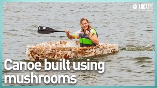 Woman builds canoe only using MUSHROOMS! | More in Common