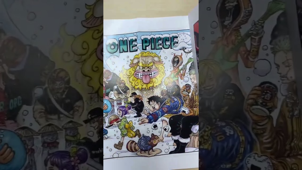 One Piece Manga Volume 99-101 cover art assemble, Indonesia Copy Edition