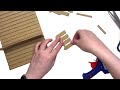 DIY Miniature cardboard house | Cardboard craft | Key holder