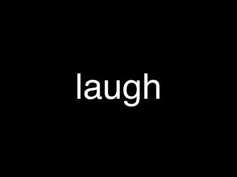 Word Play - Verb3: Laugh, Chuckle, Giggle