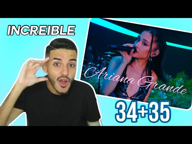 Ariana Grande - 34+35 (Official Live Performance) | Vevo ( REACT / REACCION )
