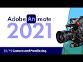 Adobe Animate 2021: Cameras and Parallaxing [#8] | Beginners Tutorial