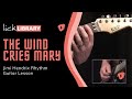 The Wind Cries Mary - Rhythm Guitar Lesson - Jimi Hendrix