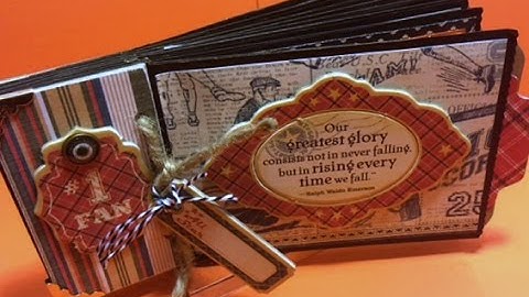 Quick and Easy Paper Bag Mini Album Part 1