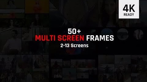 Multi Screen Frames Pack Motion Graphics Templates
