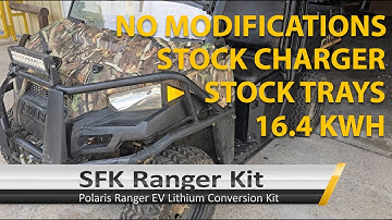 Sun Fun Kits Polaris Ranger EV Lithium Conversion Kit 16.4 kWh 315 AH.