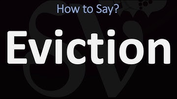 How to Pronounce Eviction? (CORRECTLY)