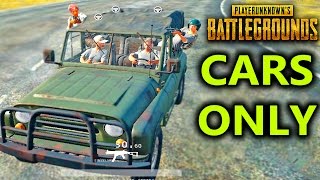 PlayerUnknown Battlegrounds - CARS ONLY DEMO DERBY?!! PUBG Custom Games!? Battlegrounds Gameplay screenshot 1