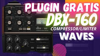 FREE "dbx-160" PLUGIN FROM WAVES 💰 | THE BEST Compressor and Limiter for mixing drums (FREE) screenshot 5