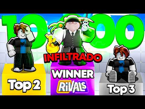 I infiltrated a noob tournament in Rivals and won 10,000 Robux