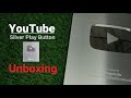 Youtube silver play button unboxing  vlogoholic