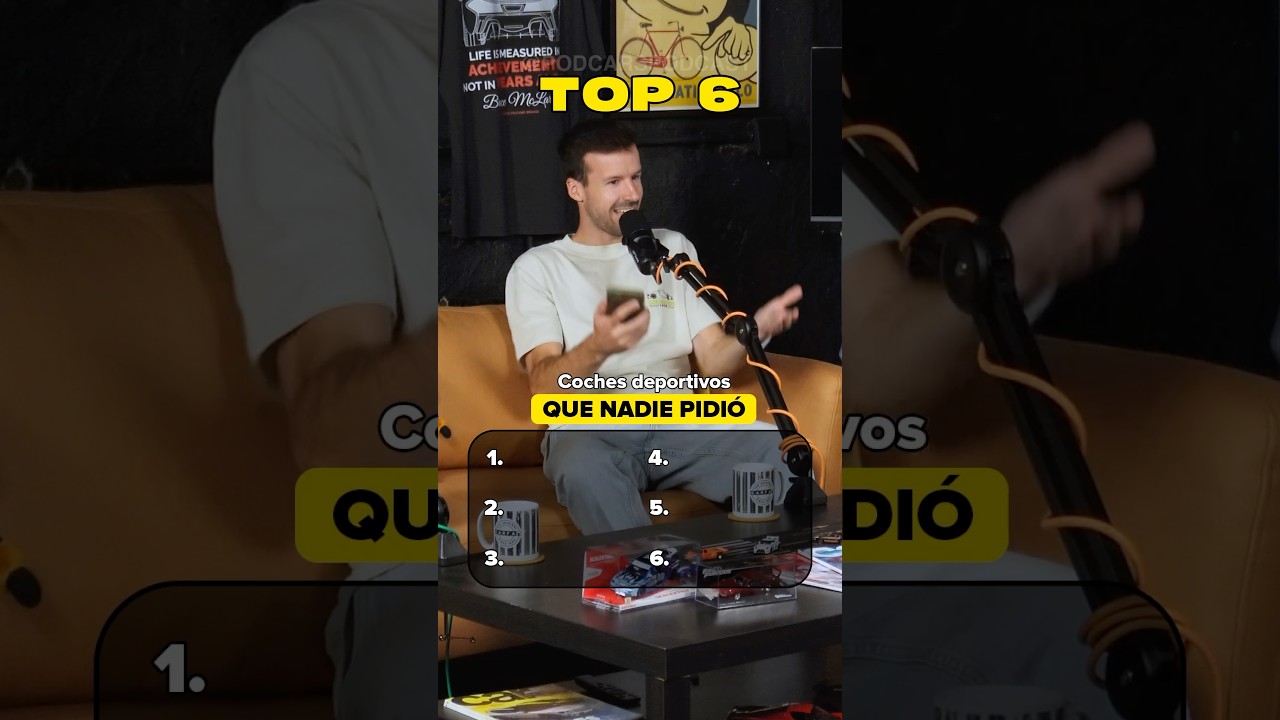 Los coches deportivos que nadie pidió🤣🤨#ranking #coches #top6 #podcast #supercars