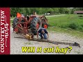 Running the Sickle Bar mower for the first time.  Will it cut Hay?  New Holland 451