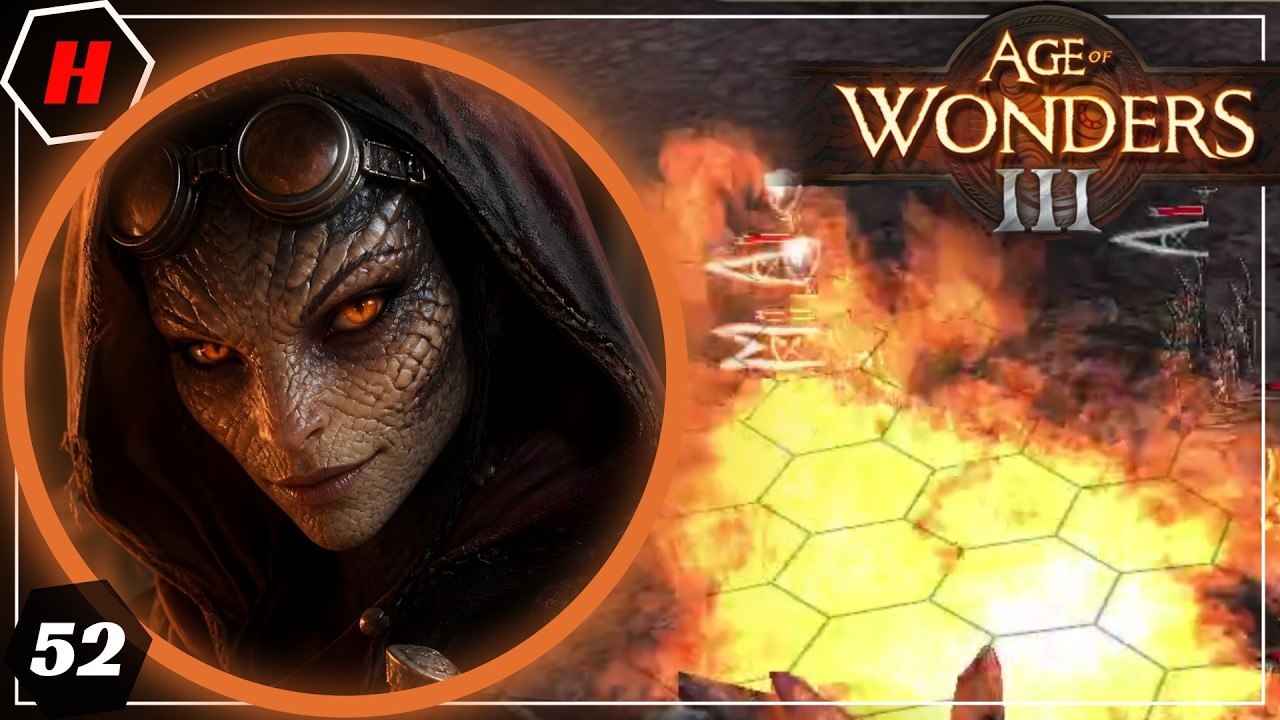 Fall of the Fire Rogue — Age of Wonders 3 | Tigran Necromancer | PvP 4FFA 11x52
