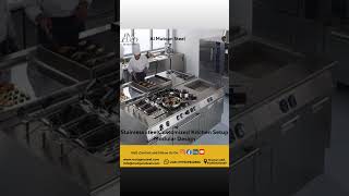 Stainless Steel Customized Kitchen Setup