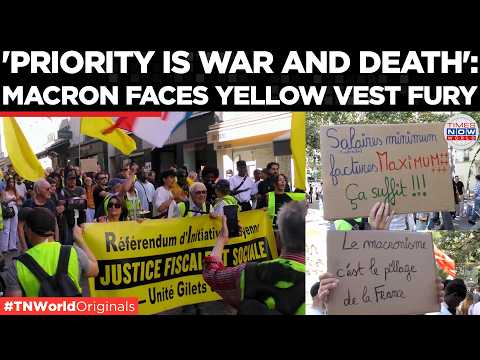 MACRON UNDER FIRE: Yellow Vests Say France Is Choosing Arms Over Hospitals and Schools