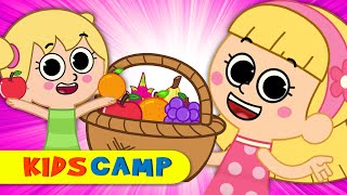 the basket of fruits song kids songs with kidscamp education learning fruits nursery rhymes