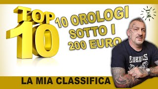 I 10 migliori orologi meccanici sotto i 200 Euro: la mia classifica -  YouTube