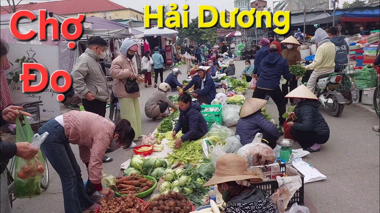 Nhộn nhịp phiên chợ Đọ Ninh Giang Hải Dương