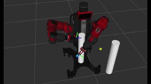 Baxter obstacle avoidance while tracking targets