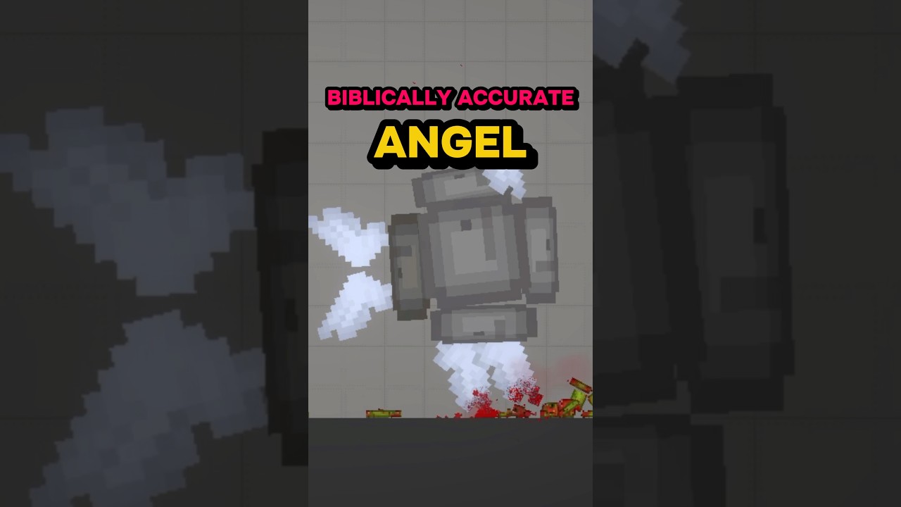 How To Make A BIBLICALLY ACCURATE ANGEL In Melon Playground! 😇