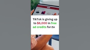 #tiktokadvertising TikTok Ads Giveaway – Get Up to $6,000 Free Ad Credits for Your Business 🚀