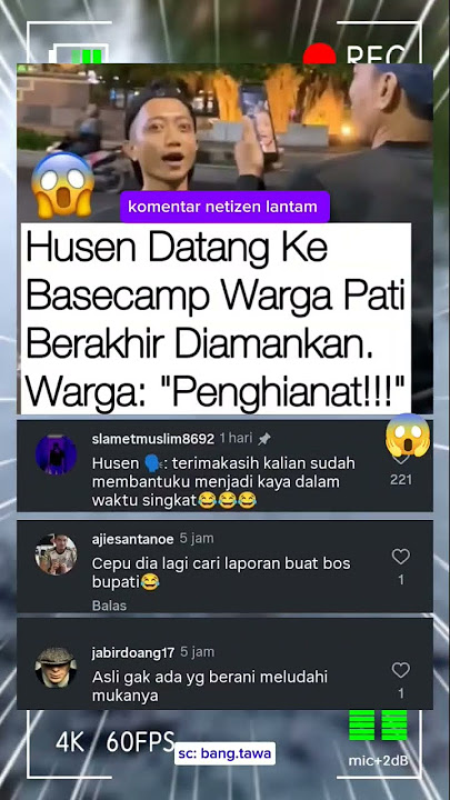 Husen Nekat Datangi Warga, Hasilnya Dapat Gelar ‘Penghianat of The Year’ #patijawatengah #viral