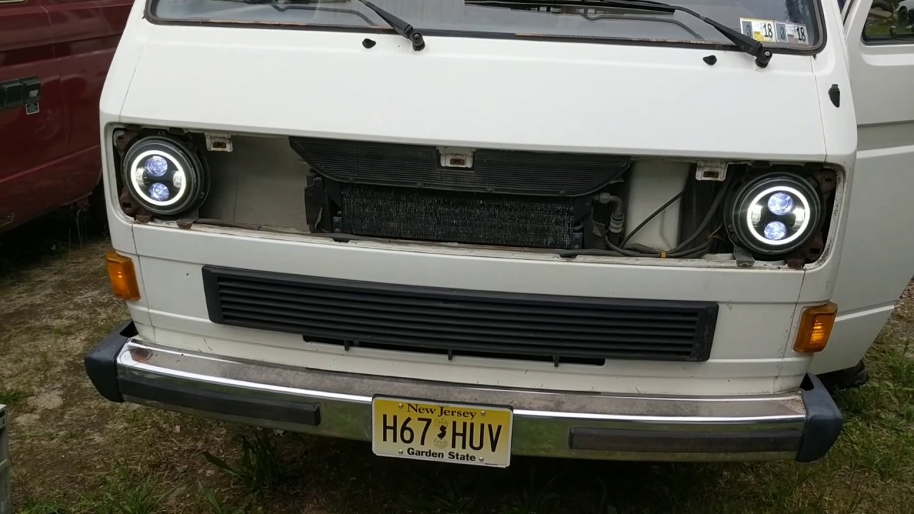 7 inch round Vanagon LED headlights part 3 YouTube
