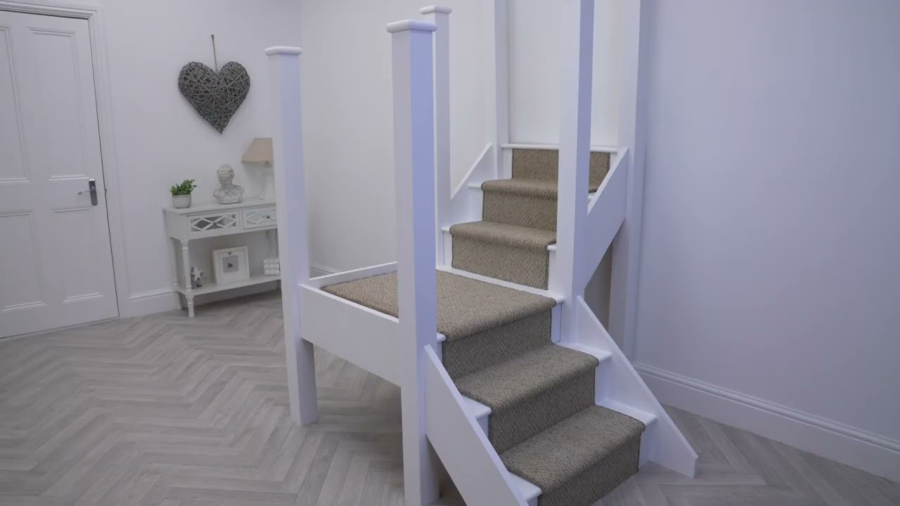 How to Fit a Stair Runner on a Sub-Landing / Quarter Landing | Step-by-Step Installation Guide
