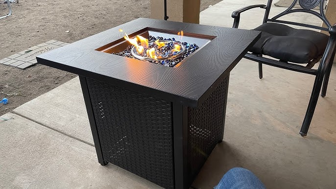 Coffee Table Turned Propane Fire Pit with EasyFirePits.com 