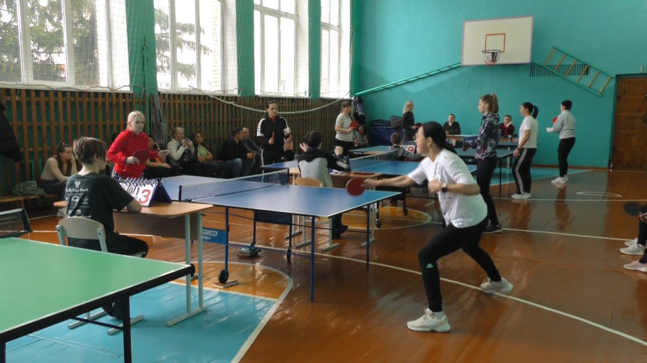 Турнир по настольному теннису - YouTube
