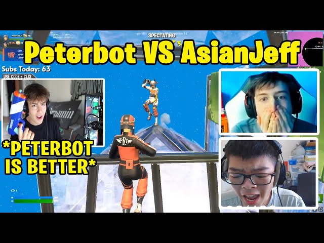 Clix Hosts a 1V1 Tournament with PETERBOT VS ASIAN JEFF and This